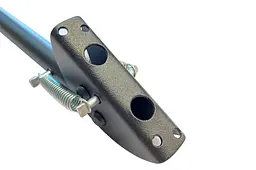 Дверний обмежувач упор відкидна ніжка KS-Ukraine 250 мм чорний - мініатюра 4