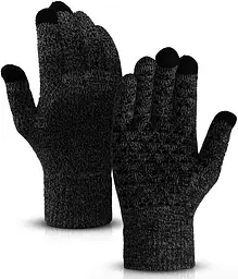 Рукавички для сенсорних екранів ArmorStandart Melange Grey/Black size XL (ARM59871)