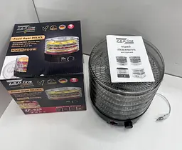Сушарка-дегідратор Zepline для фруктів, овочів та інших продуктів новий чорний ZP-029 - мініатюра 4