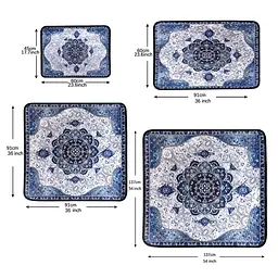 Багаторазова пелюшка для собак Derby Anti-Slip Training Puppy Dog Pee Pad 91х91 см - мініатюра 3