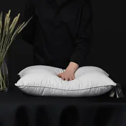 Подушка MirSon Silver Cloud  №208 Гусиний пух середня 40х60 см (2200009348907) - мініатюра 6