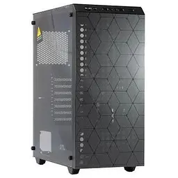 Корпус GTL Gaming "Shield", чорний, без БЖ, Mid Tower, ATX / Micro ATX / Mini ITX, 1xUSB 3.0 / 2xUSB 2.0, макс. CPU - 155 мм / VGA