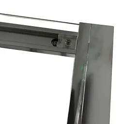 Душова кабіна без піддону Koer SR SC03-100x100x200-TR-01 прозоре скло Easy Clean 6 мм, хром KR5357, Універсальна, прозорий, хром - мініатюра 4