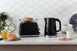 Тостер Russell Hobbs Honeycomb (26061-56 Black) - мініатюра 5