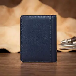 Кредитниця Tony Perotti з натуральної шкіри Cortina 5023 navy (90164) Синя - мініатюра 6