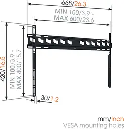 Настінне кріплення Vogels MA4000 (6374684) - мініатюра 3