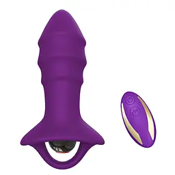 Анальна іграшка з вібро Kylin purple (with remote) Boss Series 52-00084-1 101661