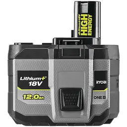Акумулятор ONE+ RB18120T High Energy Lithium+ 18В 12А·год Ryobi hoz0014312 - мініатюра 4