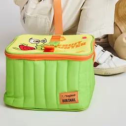 Ланч бег Bagland Bob Snail салатово-помаранчевий 22x17x15 см - мініатюра 4