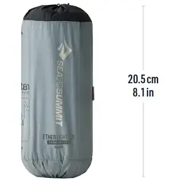 Килимок надувний Sea To Summit Ether Light XR Insulated ASC Mat Regular Dark Gray - мініатюра 2