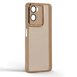 Защитный чехол для Motorola G06 4G/G06 Power 4G, Shade, золотой, TPU+PC, матовый, защита всего корпуса, панель-накладка, противоударный, с высокими бортами, амортизирует удары при падениях, ArmorStandart (ARM89102) - мініатюра 2