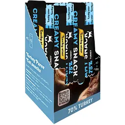 Пюре лагідне для котів з м'яса індика Lucky Star в шоубоксі 400 г (40 стіків по 10 г) - мініатюра 3