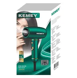 Дорожний фен Kemei Km-8228 з іонізацією - мініатюра 2