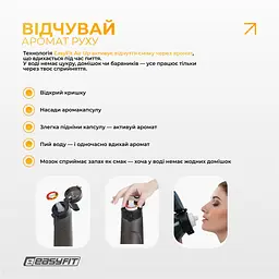 Спортивна пляшка для води зі смаками EasyFit Air Up (7 ароматизованих капсул у комплекті), 650 мл - мініатюра 6