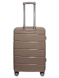 Валіза середня M+ з поліпропілену Milano bag 0305 84л Шампань - мініатюра 3