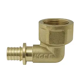 Кутник перехідний з ВР Koer Ka.L08F-16 - 16(2.2mm) x 3/4"F KR4877 - мініатюра 3