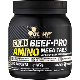Амінокислоти Olimp Gold Beef Pro Amino 300MT таблеток