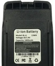 Акумуляторна батарея для UV-6R Std 1800mAh (BL-6) [76651] - мініатюра 3