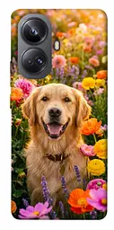 TPU чохол Demsky Flowery labrador для Realme 10 Pro+