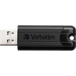 Флеш-накопичувач Verbatim USB флеш накопичувач 32GB PinStripe Black USB 3.0 (49317) - мініатюра 2