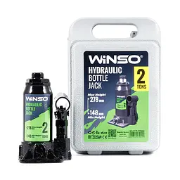Домкрат гідравлічний пляшковий Winso 2 т 148-278 мм (170210) - мініатюра 2