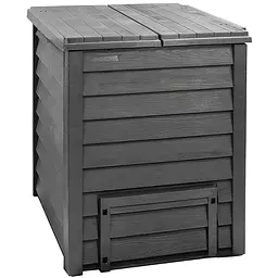 Компостер GRAF Thermo-Wood 600 л сірий з решіткою (626051) - мініатюра 2