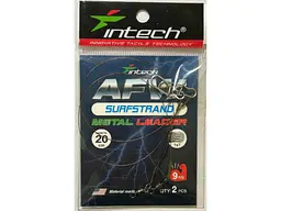 Повідець INTECH металевий 0,28мм 9кг 20см (2шт/уп) AFW Surfstrand 1х7