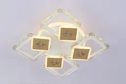 Люстра світлодіодна Valeso V K39940-4+4+1 WT+gold з пультом - мініатюра 4