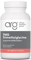 Триметилгліцин (Бетаїн) TMG Trimethylglycine Allergy Research Group 100 капсул