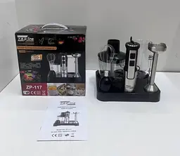 Блендер занурювальний Zepline ZP-117 6в1 1500 Вт Чорний 2104618470 - мініатюра 4