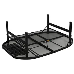 Стіл Bo-Camp Northgate Oval 120x80 cm Black/Grey (1404187) - мініатюра 4