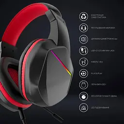 Ігрова гарнітура GamePro HS311 (HS311) - мініатюра 7