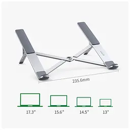 Підставка до ноутбука Ugreen LP451 Foldable Holder for Laptop Silver (40289) - мініатюра 5
