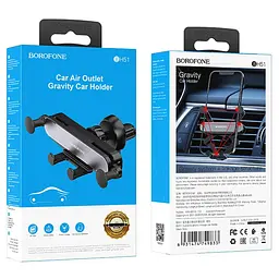Тримач Borofone Supreme gravity linkage car holder BH51 - мініатюра 7