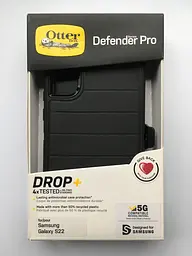 Чохол протиударний із кліпсою-підставкою OtterBox Defender Series Pro для Samsung Galaxy S22 (6.1") Black - мініатюра 5