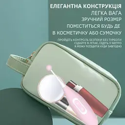 Вакуумний вібратор 3-в-1 I’MCUM Dual Desire з 10 режимами Фіолетовий (IM-ZDB205) - мініатюра 4