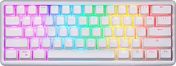 Клавіатура бездротова Motospeed SK66 Gateron Blue RGB White (mtsk66wmb)