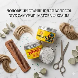 Матова помада для волосся Immortal Samurai Spirit, 100мл (NYC-123) - мініатюра 3
