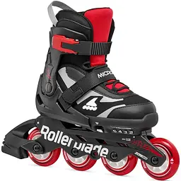 Ролики Rollerblade Microblade 28-32 Чорний-Червоний