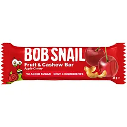 Фруктово-ягідно-горіховий батончик Bob Snail Яблуко-Вишня-Кеш’ю-Кріспи Кіноа 35 г