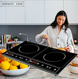 Індукційна плита на 2 конфорки Royalty Line RL-DIP4000 - мініатюра 2