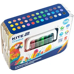 Маркери акрилові Kite Creative з рідкими чорнилами 36 шт. (K-1163) - мініатюра 3