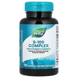 Комплекс B-100, B-100 Complex, 100 капсул Nature's Way vit0002590
