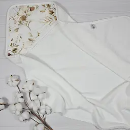 Дитячий рушничок-куточок 80х80 a.l.babybox Шепіт листя - мініатюра 2