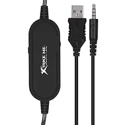 Дротові ігрові навушники Xtrike Me Gaming RGB Backlight GH-899, USB, 3.5mm, 2.2m, black - мініатюра 2