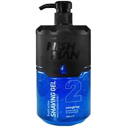 Гель для бритья Nishman Shaving Gel No.2 Fresh Active 1 л синий