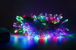 Світлодіодна новорічна гірлянда Devilon 8 режимів IP20 LED 9 м 180 л різнокольоровий (050536) - мініатюра 2