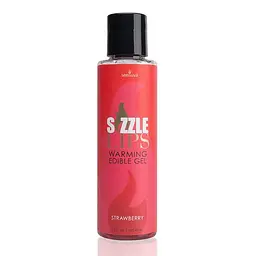 Зігріваючий масажний гель Sensuva - Sizzle Lips Strawberry (125 мл) Sensuva SO3210 94291