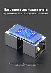 Мережевий з'єднувач Vention IPVW0 Keystone RJ45 Cat.6 білий (IPVW0) - мініатюра 9