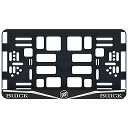 Рамка номера Buick Black під Американський номер 300х150 мм Кольоровий Логотип